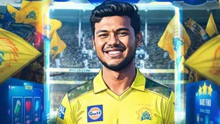 IPL Auction 2026: आगरा के क्रिकेटर कार्तिक शर्मा। Source: Chennai IPL Instagram