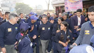 हमीरपुर में चिट्टे के विरुद्ध वाकाथान में शामिल मुख्यमंत्री सुखविन्द्र सिंह सुकखू। जागरण