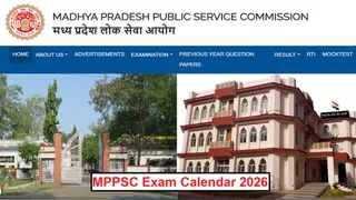 MPPSC Exam Calendar 2026