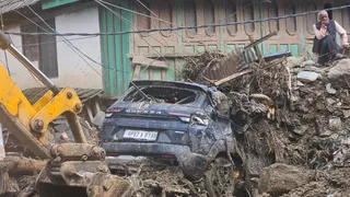 मंडी के सराज में बरसात की आपदा में हुआ नुकसान। जागरण आर्काइव