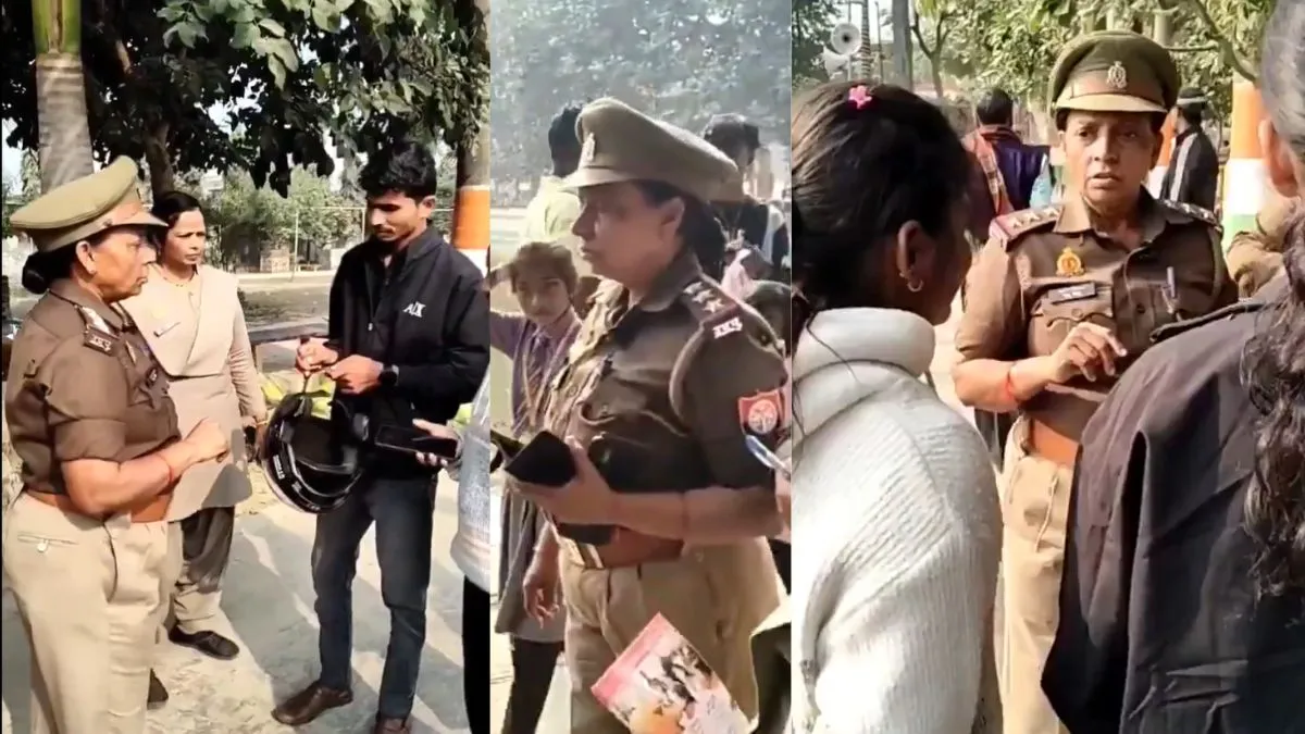 मंदिर आए भाई-बहन को समझा कपल, पूछे तरह-तरह के सवाल; मऊ में महिला इंस्पेक्टर पर हो गई कार्रवाई