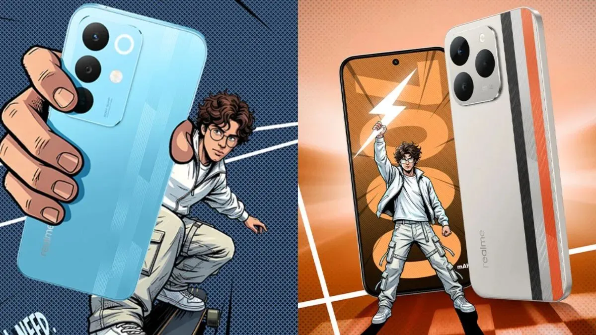 Realme के दो 7,000mAh 'टाइटन बैटरी' वाले 5G फोन आज होंगे लॉन्च, देखें कीमत और फीचर्स