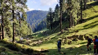 चकराता क्षेत्र के पर्यटन स्थल देववन के मोहक नजारे। ग्रामीण
