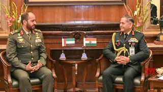 थलसेना प्रमुख से मिले यूएई के शीर्ष सैन्य कमांडर।