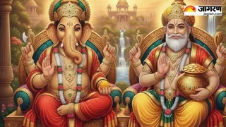 भगवान गणेश और धन कुबेर की कथा (AI-generated)