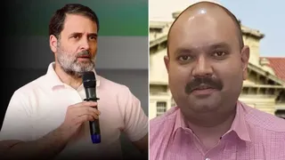 रायबरेली से कांग्रेस के सांसद राहुल गांधी -कर्नाटक के विग्नेश शिशिर