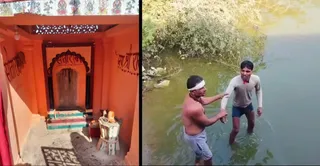 मंदिर से गायब हनुमानजी की मूर्ति। जागरण