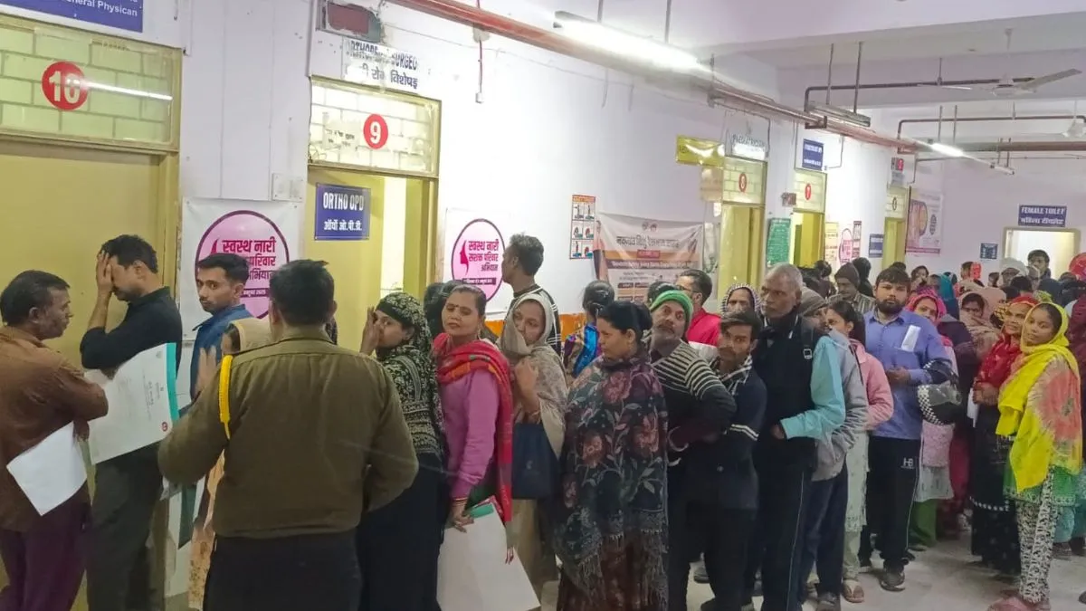 गाजियाबाद में सताने लगी सर्दी, ओपीडी में पहुंचे तीन हजार से ज्यादा मरीज