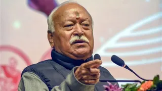 आरएसएस के शताब्दी वर्ष के उपलक्ष मे आयोजित कार्यक्रम को किया संबोधित (फोटो: एएनआई)