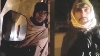 नवादा चेकपोस्ट पर आलू की वसूली। (जागरण)
