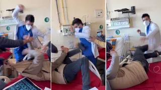 आईजीएमसी शिमला में डॉक्टर और मरीज के बीच हाथापाई हो गई।