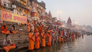 Mauni Amavasya 2026: मौनी अमावस्या के दिन कैसे करें पितरों को प्रसन्न (Image Source: AI-Generated)