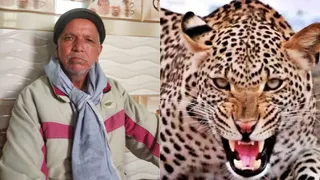 68 वर्षीय बुजुर्ग डागू राम ने तेंदुए के हमले से महिला को बचा लिया।