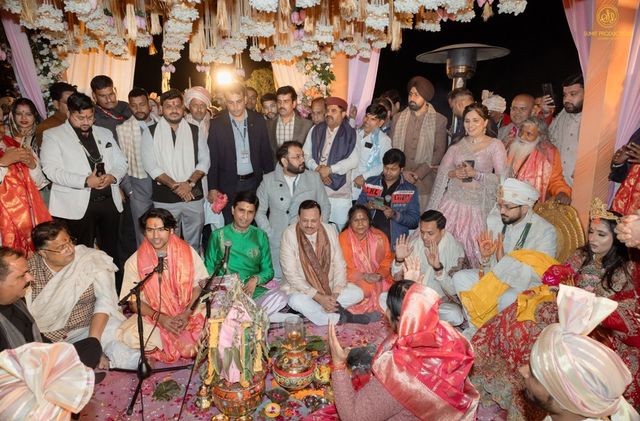 सांसद रमेश अवस्थी के पुत्र सचिन के विवाह में उमड़ी देशभर की नामी हस्तियां