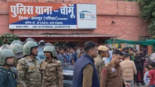 जयपुर के चौमू में सांप्रदायिक तनाव, इंटरनेट सेवा बंद। यह फोटो AI एडिटेड है।