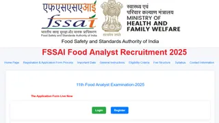 FSSAI 11th FOOD ANALYST EXAMINATION 2025