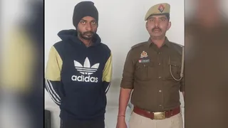गिरफ्तार आरोपी।