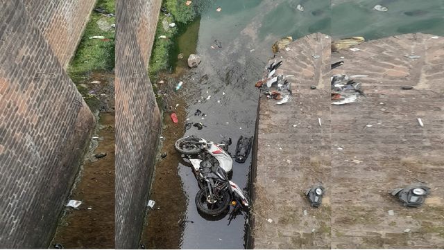 भागलपुर : फिल्मी स्टाइल में गेहरा नदी पर बाइक सवार बना रहा था रिल्स, फिर भयंकर हादसे का वीडियो होने लगा वायरल