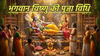 Lord Vishnu Puja Vidhi (AI Generated Image)