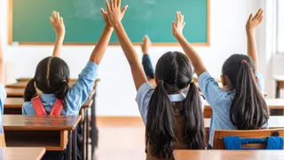 दिल्ली स्कूल के स्टूडेंट्स। सोशल मीडिया