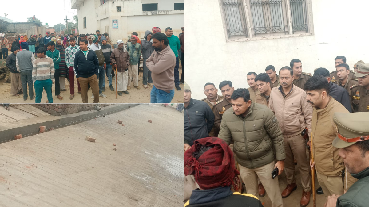 हापुड़ में दो समुदायों के बीच मामूली विवाद में जमकर हुआ पथराव, कई लोग घायल; इलाके में तनाव