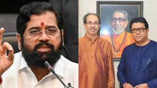 एकनाथ शिंदे का ठाकरे ब्रदर्स पर हमला (फोटो-पीटीआई)