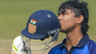 बिहार के क्रिकेटर वैभव सूर्यवंशी।