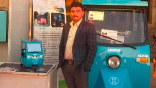 ऊना जिले की बसोली लेओपैन मोटर्स कंपनी के संचालक विपिन कुमार। जागरण