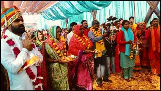 मंडला में तीन परिवारों ने की घर वापसी।