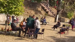 धर्मशाला कॉलेज में पहुंची शिक्षा निदेशालय की जांच कमेटी। जागरण