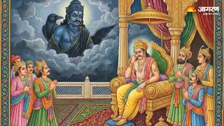 Shani dev and Raja Dashrath story (AI Generated Image)