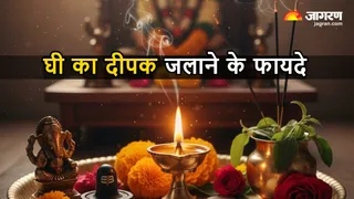 घी का दीपक क्यों जलाते हैं (Image Source: AI-Generated)