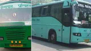हिमाचल प्रदेश पथ परिवहन निगम की एसी बस खराब होने के कारण यात्री परेशान हुए।
