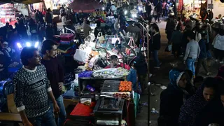 जामा मस्जिद के पास अतिक्रमण की स्थिति। जागरण