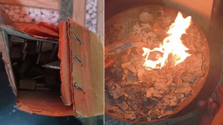 189 किलोग्राम आम की लकड़ी।