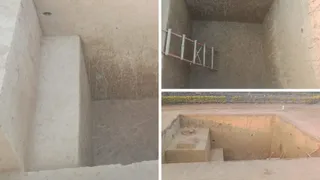 जगतग्राम बाढ़वाला में चौथी वेदिका का पता लगाने के लिए अश्वमेध स्थल की की गई खुदाई। जागरण