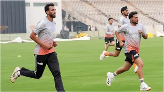 भारतीय टीम ने की तैयारी। इमेज- बीसीसीआई