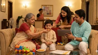 बच्चों की परवरिश: क्या अत्यधिक लाड-प्यार उन्हें कमजोर बना रहा है? (Picture Credit- AI Generated)