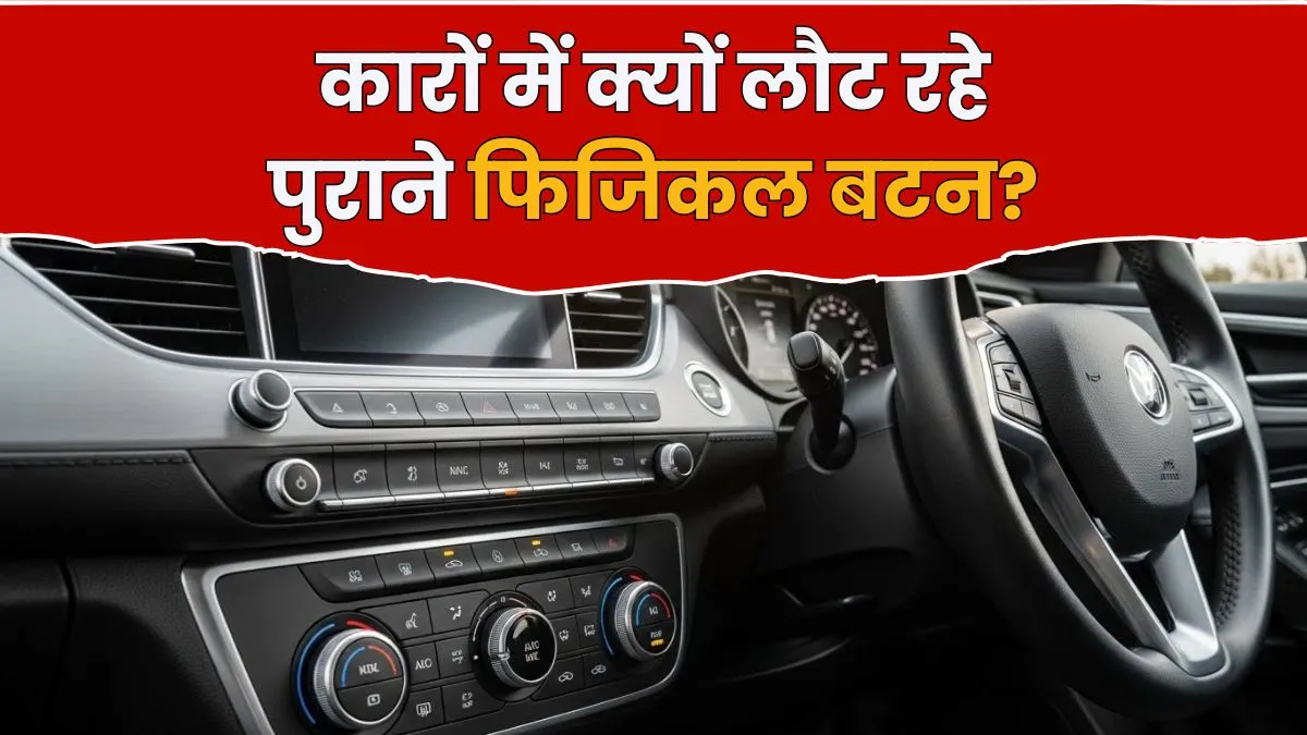 आखिर विदेशों की कारों में क्यों मिल रहे हैं पुराने फिजिकल बटन? जबकि भारत बढ़ रहा फुल टचस्क्रीन कंट्रोल का कल्चर
