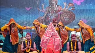 कौथिक मेले का दृश्य
