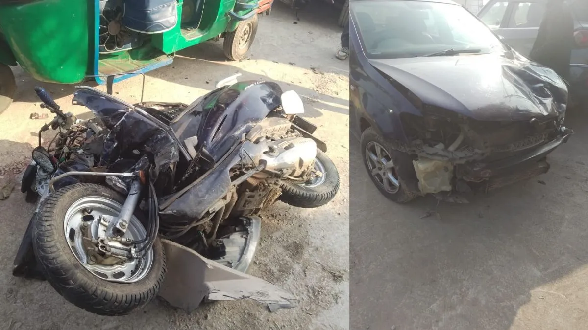 रॉन्ग साइड से आ रही कार ने स्कूटी को रौंदा, युवक की मौत