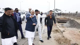 नीतीश कुमार ने गोलघर का किया निरीक्षण