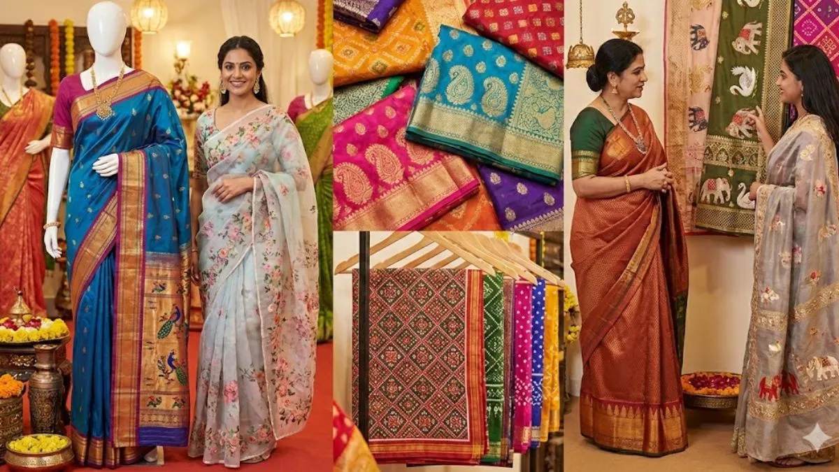 कभी आउट ऑफ फैशन नहीं होते ये 10 साड़ी डिजाइन, फेस्टिव सीजन में आपको देंगे 'रॉयल लुक'