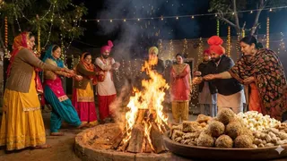 Lohri 2026: लोहड़ी पर तिल-गुड़ का महत्व (Image Source: AI-Generated)