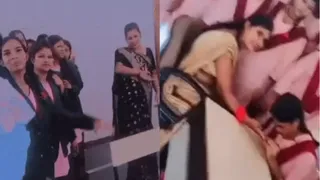 शासकीय कन्या स्कूल परिसर में छात्राओं ने शिक्षिका संग बनाई रील, शिक्षिका को मेंहदी भी लगाई। (वीडियो ग्रैब)