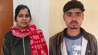 हत्यारोपित पत्नी व सलमान।