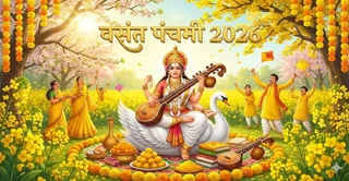 Basant Panchami 2026: इस मुहूर्त में करें मां सरस्वती की पूजा (Image Source: AI-Generated)