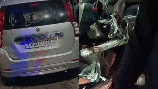 सुलतानपुर में दर्दनाक हादसा: डिवाइडर पर लोहे की रैलिंग से टकराई कार, युवक के सीने से आर-पार हुई सरिया
