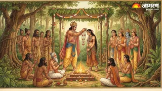 भीम और हिडिंबा के विवाह की कथा (AI Generated Image)