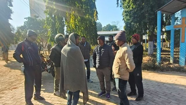 गुमला के चर्च में यीशु मसीह की प्रतिमा तोड़ी, इलाके में आक्रोश
